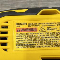 AS-IS DEWALT ATOMIC 20V MAX Cordless Brushless Oscillating Multi Tool Kit