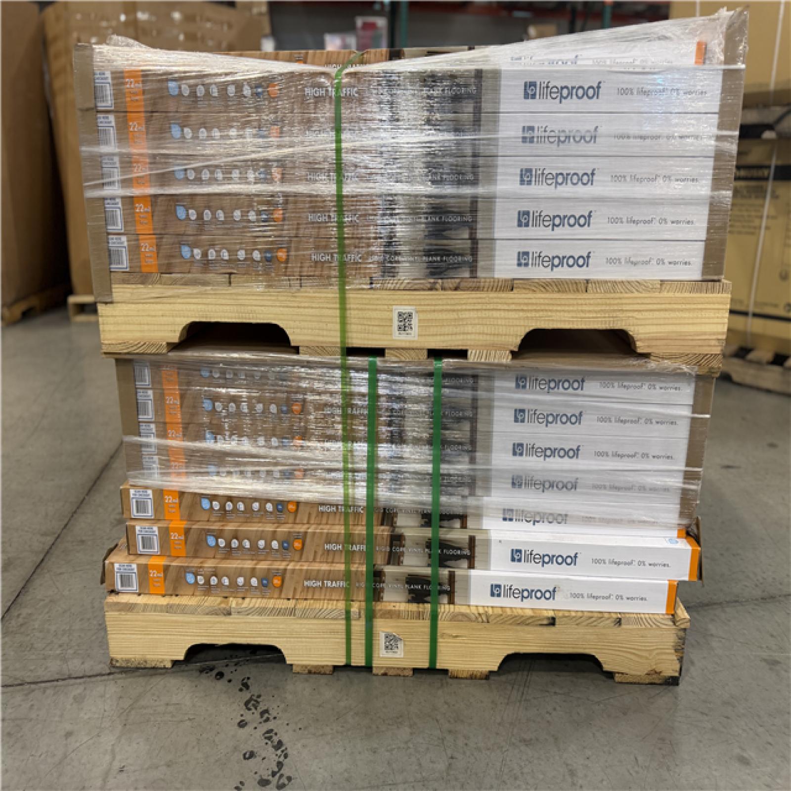 DALLAS LOCATION - Lifeproof Fresh Oak 22 MIL x 8.7 in. W x 48 in. L Click Lock Waterproof Luxury Vinyl Plank Flooring (20.1 sqft/case) PALLET-(50 UNITS)