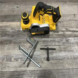 AS-IS DEWALT 20V MAX XR Cordless Brushless 3-1/4 in. Planer (Tool Only)