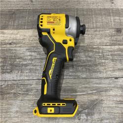 AS-IS DEWALT Atomic 20V Max Lithium-Ion Brushless Cordless Compact 1/4 in. Impact Driver Kit