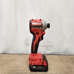 AS-IS- Milwaukee M18 Compact Brushless 1/4  Hex Impact Driver Kit