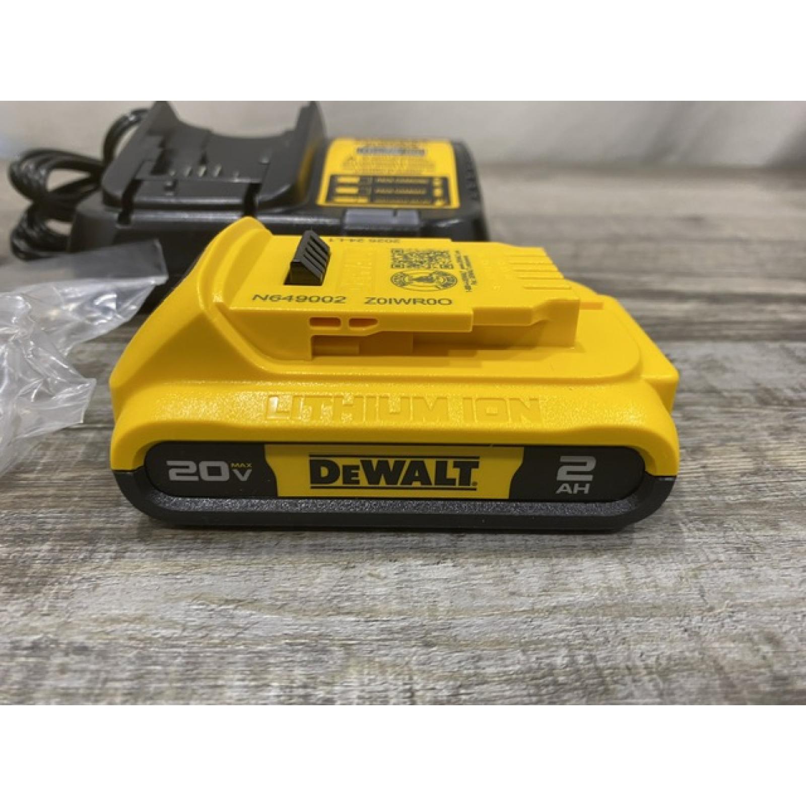 AS-IS DEWALT Atomic 20V Lithium-Ion Cordless Compact 1/2 in. Drill/Driver Kit