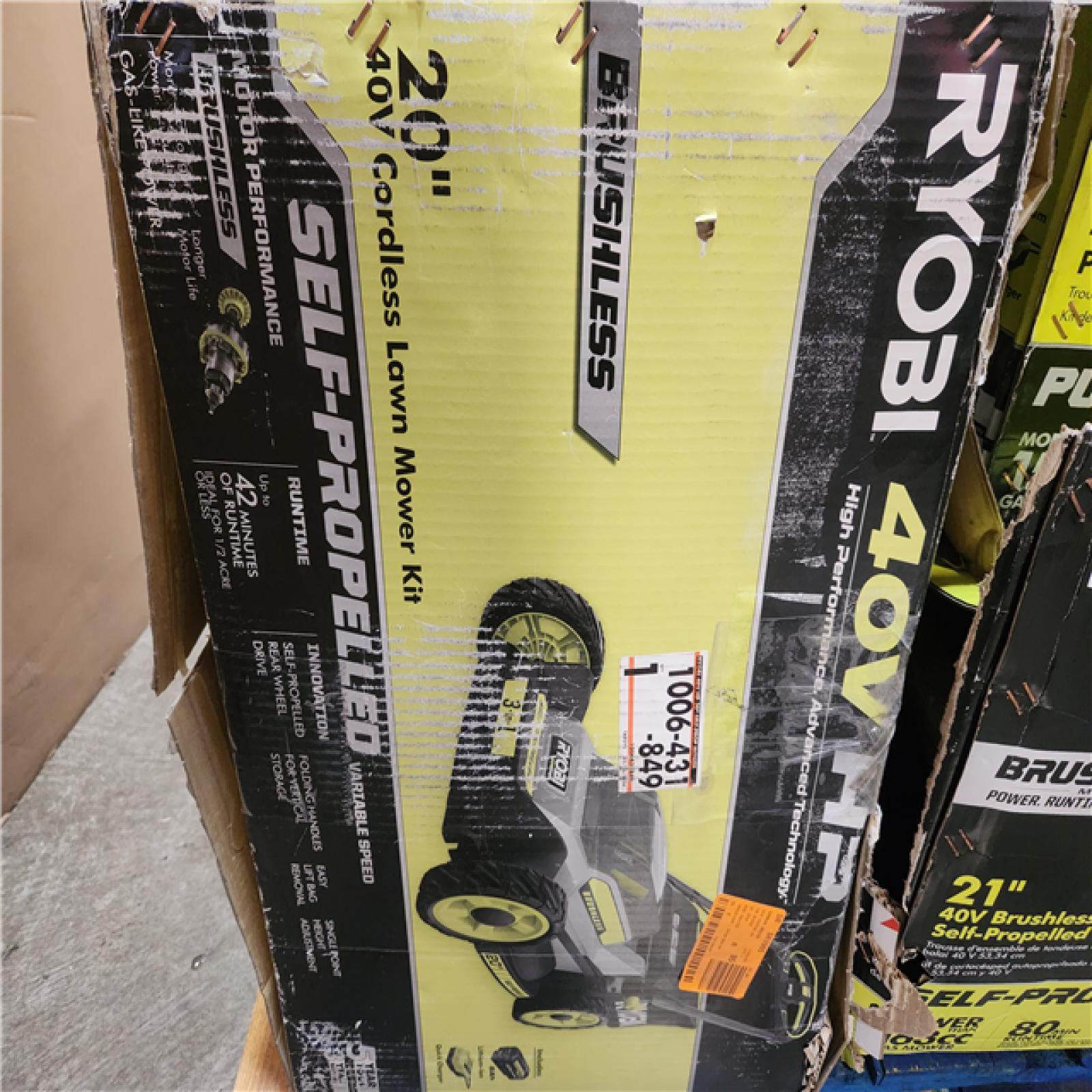 Phoenix AS-IS Mixed Ryobi Lawn mower Pallet