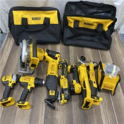 AS-IS Dewalt 20V MAX 9-Tool Power-Tool Combo Kit W/ Soft Case Including 2 Batteries & Charger