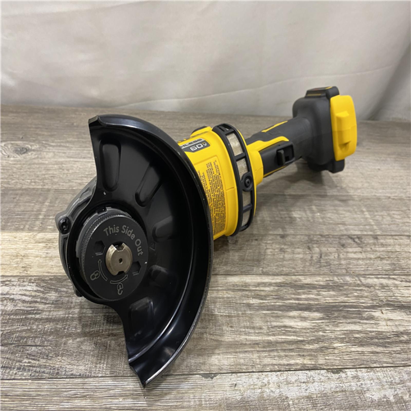 AS-IS DEWALT 60V MAX Cordless Brushless 4.5 in. to 6 in. Small Angle Grinder with Kickback Brake (Tool Only)