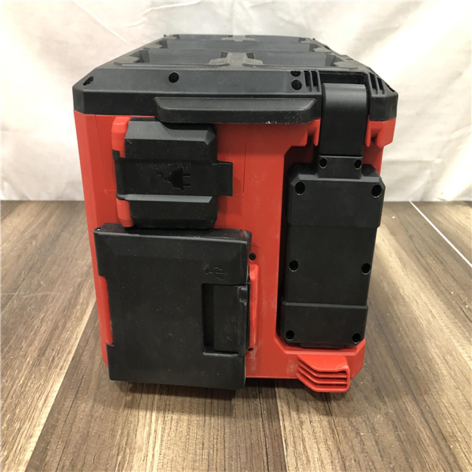 AS-IS Milwaukee 18-Volt Lithium-Ion Cordless PACKOUT 3000 Lumens LED Light with Built-In Charger