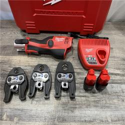 AS-IS Milwaukee 12-Volt Lithium-Ion Force Logic Cordless Press Tool Kit