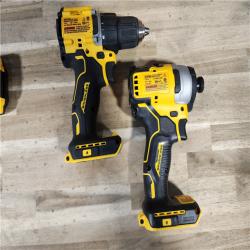 HOUSTON LOCATION - AS-IS Dewalt DCK225D2 20V MAX ATOMIC Brushless Compact Lithium-Ion 1/2 in. Cordless Drill Driver and 1/4 in. Impact Driver Combo Kit with 2 Batteries 2 Ah