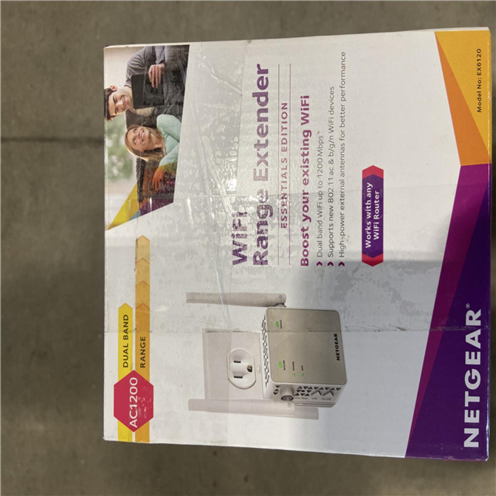 NEW! - NETGEAR Wi-Fi Range Extender EX6120 - Coverage Up to 1500 Sq Ft and 25 Devices with AC1200 Dual Band Wireless Signal Booster & Repeate (5 UNITS)