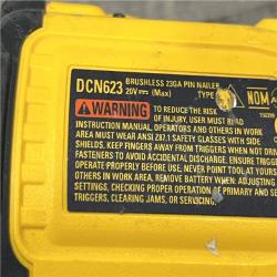 AS-IS DEWALT ATOMIC 20V MAX Lithium Ion Cordless 23 Gauge Pin Nailer (Tool Only)