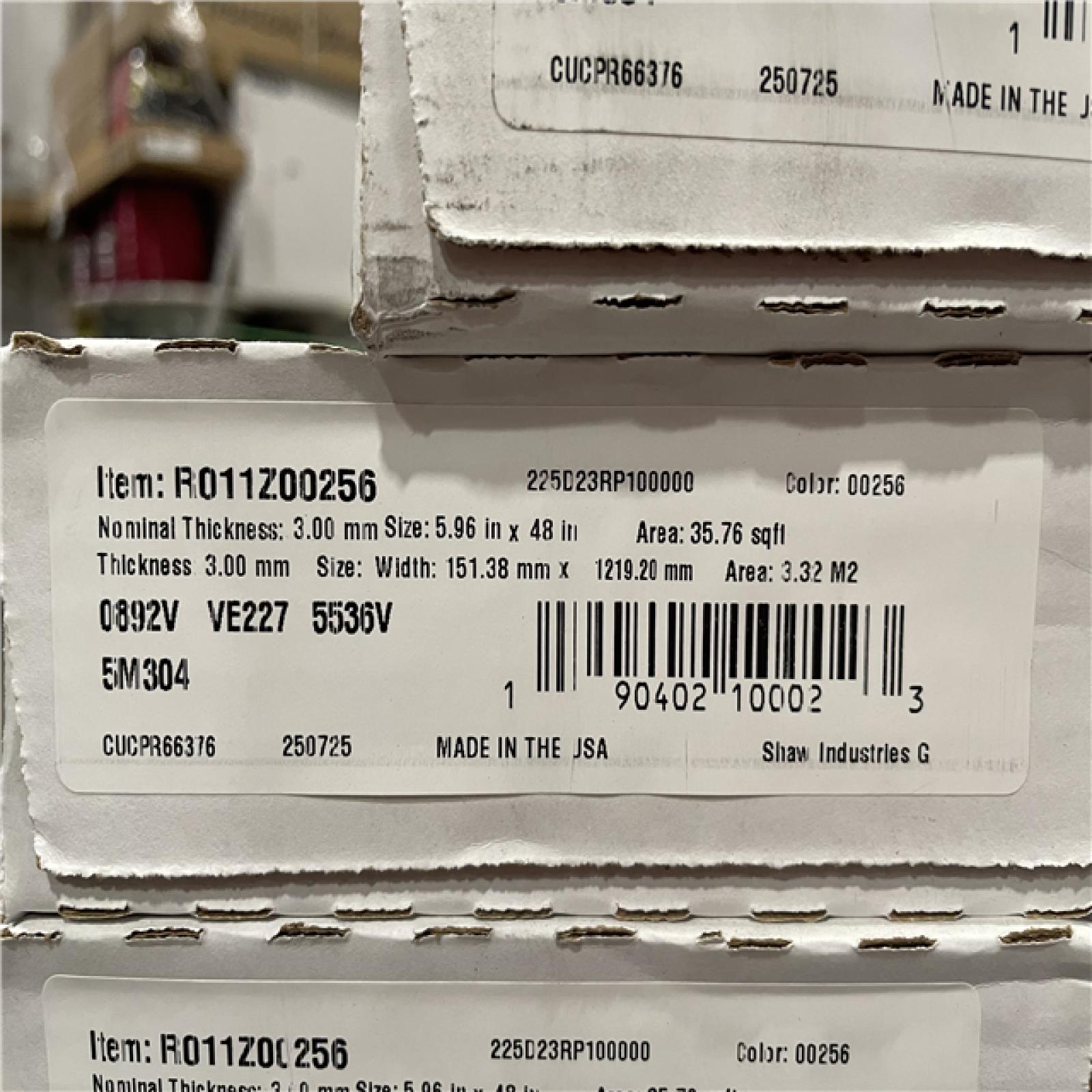 DALLAS LOCATION- SHAW UPTOWN NOW 12 Vinyl Flooring Pallet (40 CASES)