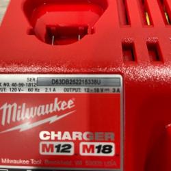AS-IS Milwaukee M18 18-Volt Lithium-Ion XC Starter Kit