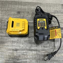 AS-IS DEWALT 20V MAX XR POWERSTACK Lithium-Ion Battery Starter Kit with 1.7Ah Battery and Charger