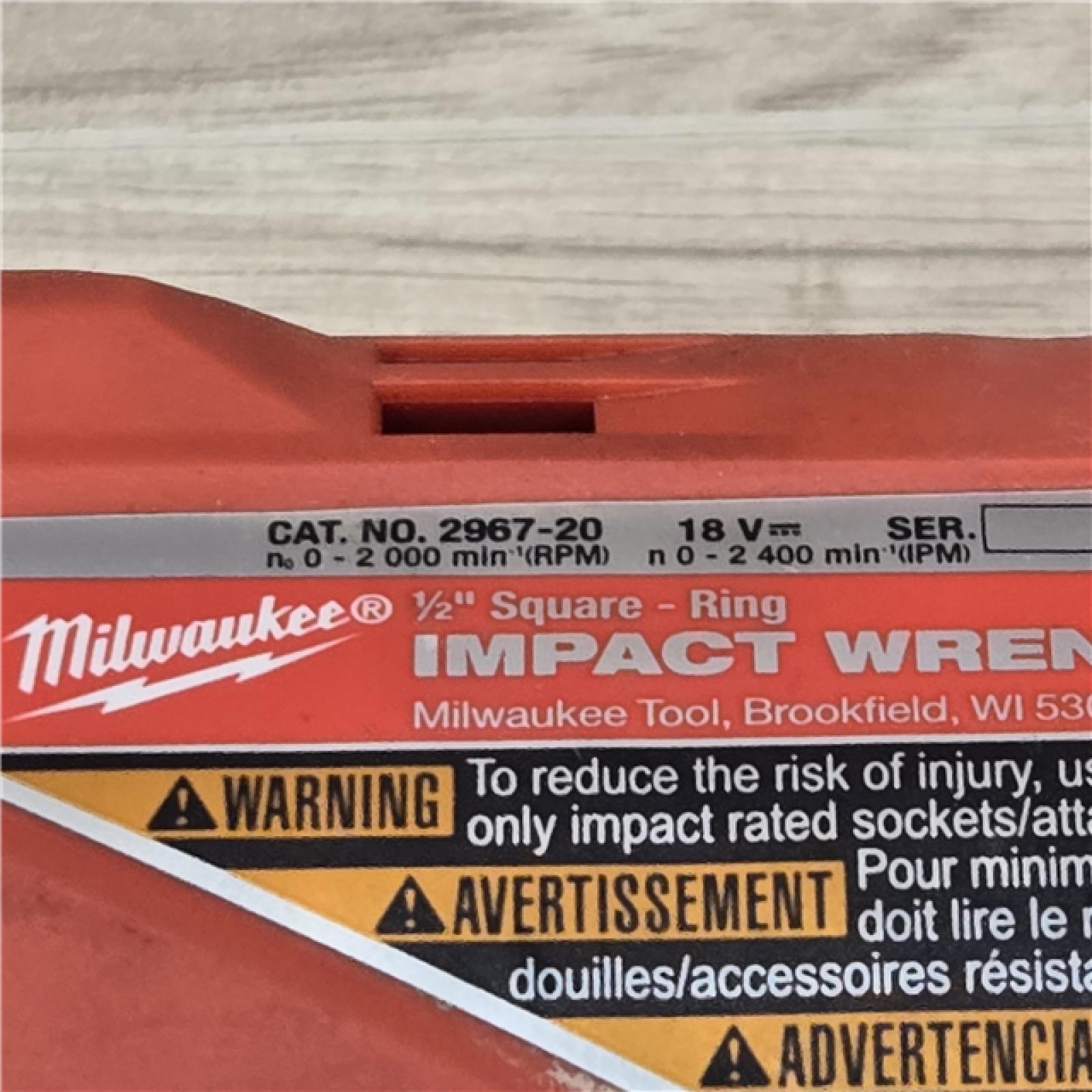 AS-IS Milwaukee M18 1/2 in. Cordless Brushless High Torque Impact Wrench Kit