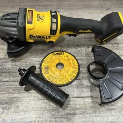 AS-IS DEWALT FLEXVOLT 60V MAX Cordless Brushless 4.5 in. to 6 in. Small Angle Grinder with Kickback Brake (Tool Only)