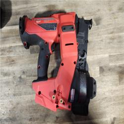 HOUSTON LOCATION - AS-IS M18 FUEL 18-Volt Lithium-Ion Brushless Cordless Coil Roofing Nailer Combo Kit with (1) 5.0 AH BATTERY & CHARGER
