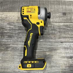 AS-IS DEWALT Atomic 20V Max Lithium-Ion Brushless Cordless Compact 1/4 in. Impact Driver Kit
