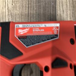 AS-IS Milwaukee 12-Volt Lithium-Ion Cordless 3/8 in. Crown Stapler (Tool-Only)