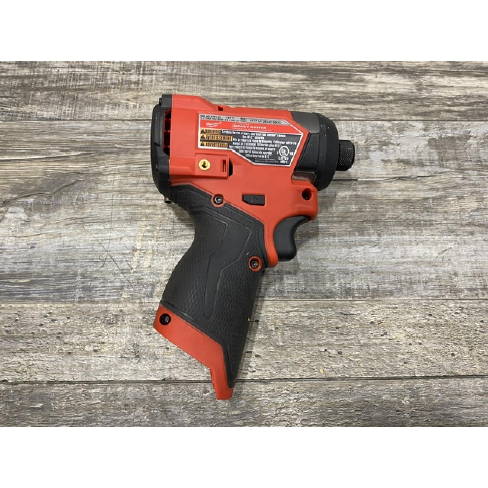 AS-IS Milwaukee FUEL 12V Lithium-Ion Brushless Cordless 1/4 in. Hex Impact Driver (Tool-Only)
