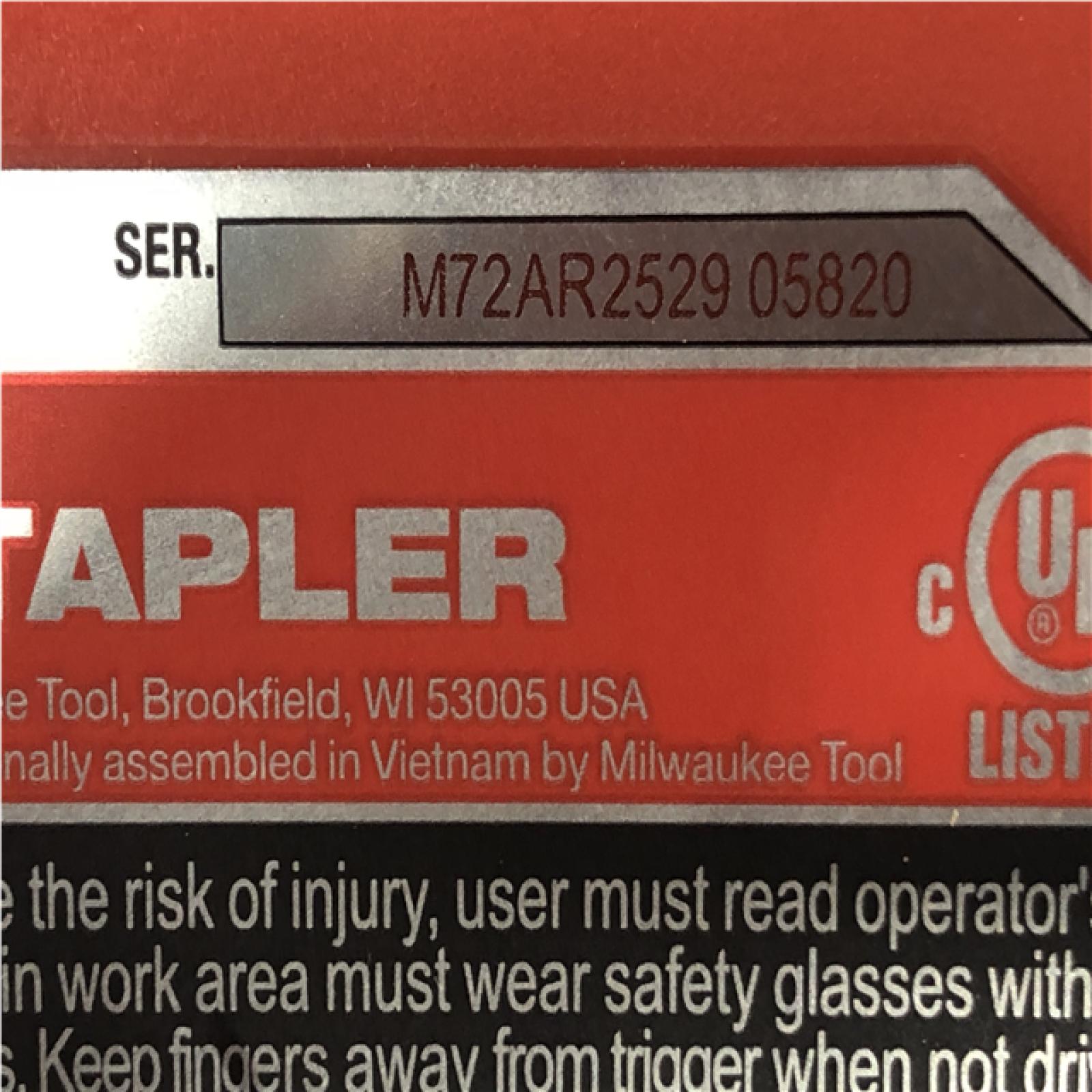 AS-IS Milwaukee 12-Volt Lithium-Ion Cordless Cable Stapler (Tool-Only)