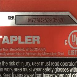 AS-IS Milwaukee 12-Volt Lithium-Ion Cordless Cable Stapler (Tool-Only)