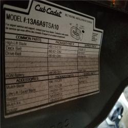 CALIFORNIA AS-IS CUB CADET XT1 RIDING MOWER