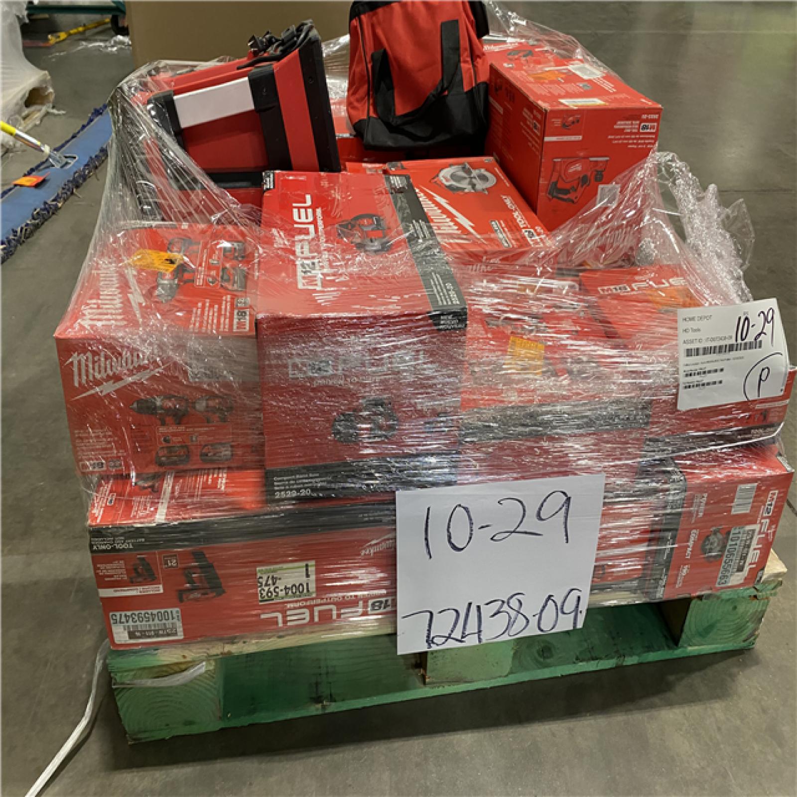 Dallas Location - As-Is MILWAUKEE Tool Pallet