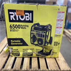 DALLAS LOCATION - RYOBI 6,500-Watt Gasoline Powered Portable Generator with CO Shutdown Sensor