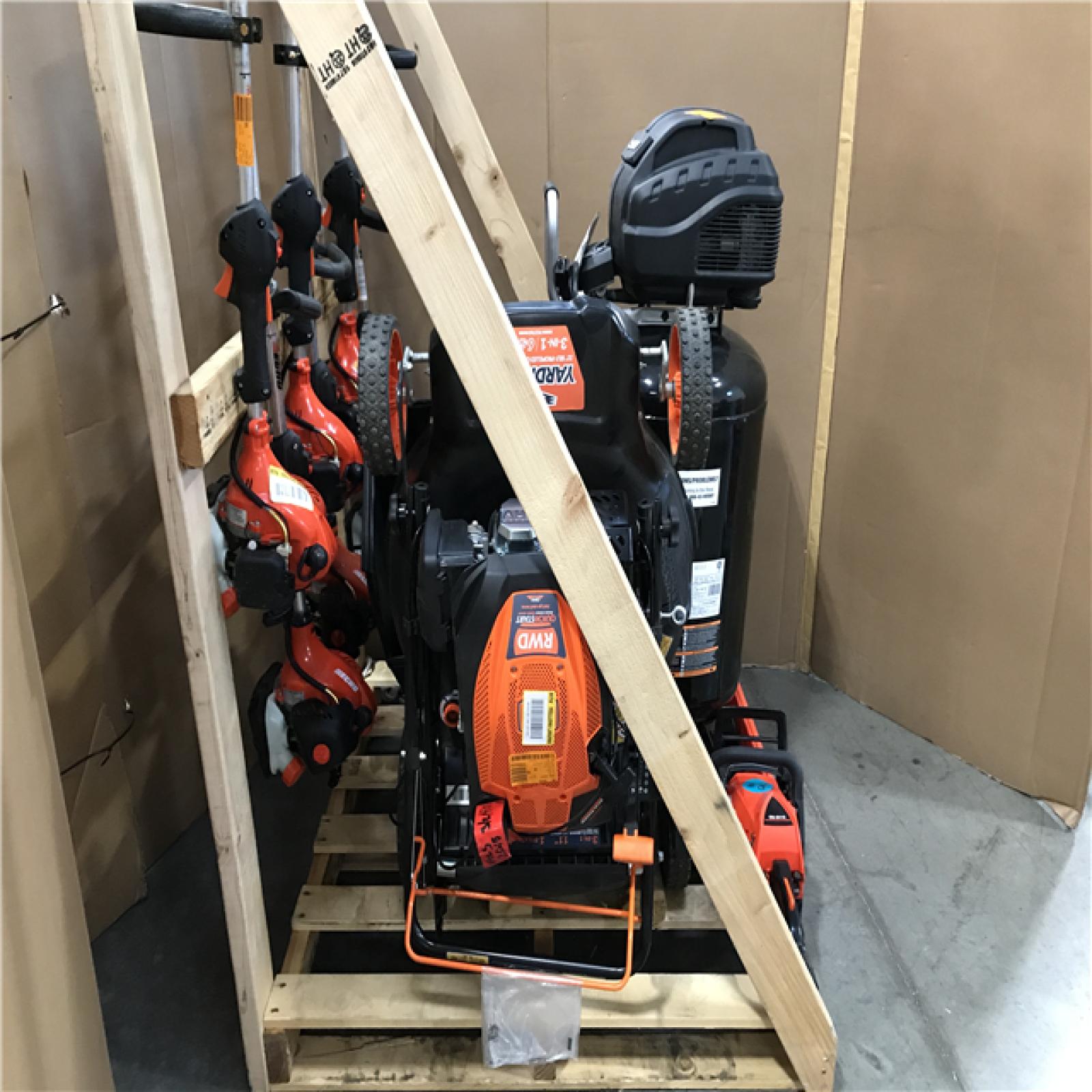 California AS-IS OUTDOOR POWER EQUIPMENT