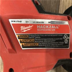 AS-IS Milwaukee FUEL 18V Lithium-Ion Brushless Cordless HACKZALL Reciprocating Saw (Tool-Only)