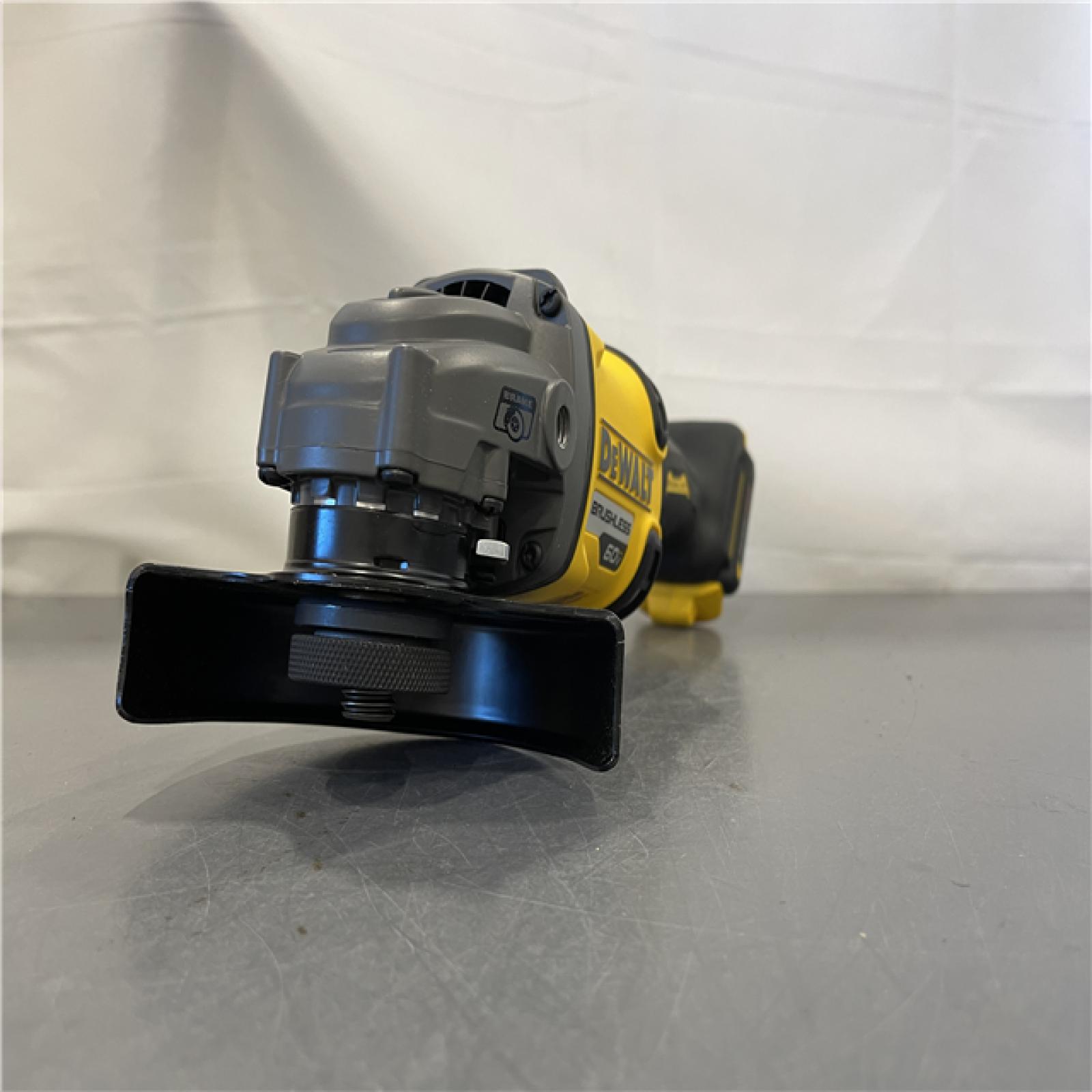 AS-IS - DEWALT 60V MAX Cordless Brushless 4.5 in. to 6 in. Small Angle Grinder with Kickback Brake (Tool Only)