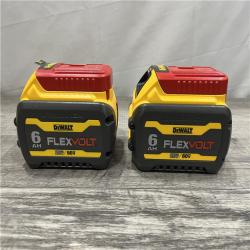 AS-IS DEWALT FLEXVOLT 20V/60V MAX Lithium-Ion 6.0Ah Battery Pack (2 Pack)