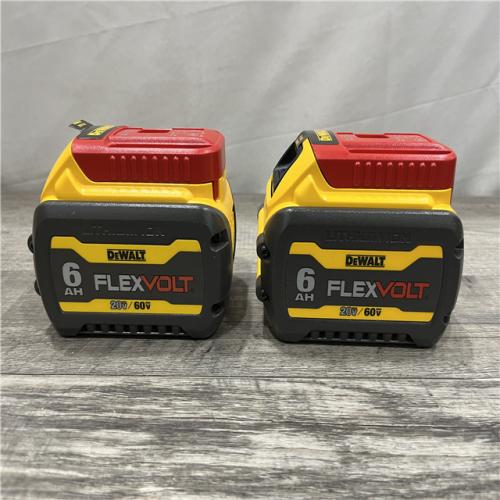 AS-IS DEWALT FLEXVOLT 20V/60V MAX Lithium-Ion 6.0Ah Battery Pack (2 Pack)