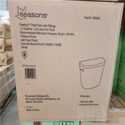 Phoenix Location NEW Seasons Keating Round Toilet Bowl With Tank 1.0 Gallons/ 3.8 Liters a Flush Vitreous China Pallet (11 Toilets)