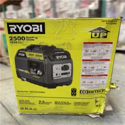 DALLAS LOCATION - RYOBI 2500-Watt Recoil Start Gas Powered Inverter Generator with CO Shutdown