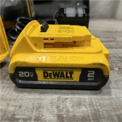 AS-IS DEWALT 20V MAX XR Lithium-Ion Cordless 2-1/2 in. 15-Gauge Finish Nailer Kit