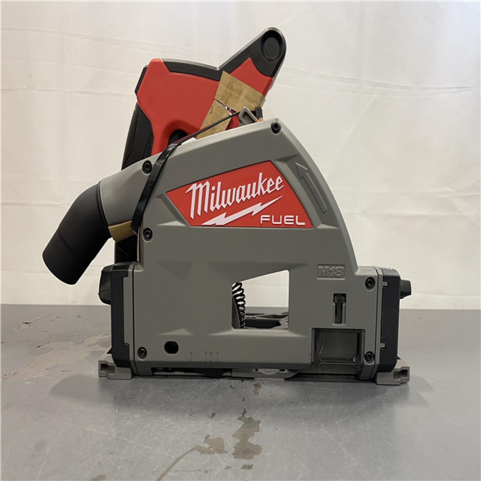 AS-IS - Milwaukee M18 FUEL 18V Lithium-Ion Cordless Brushless 6-1/2 in. Plunge Cut Track Saw