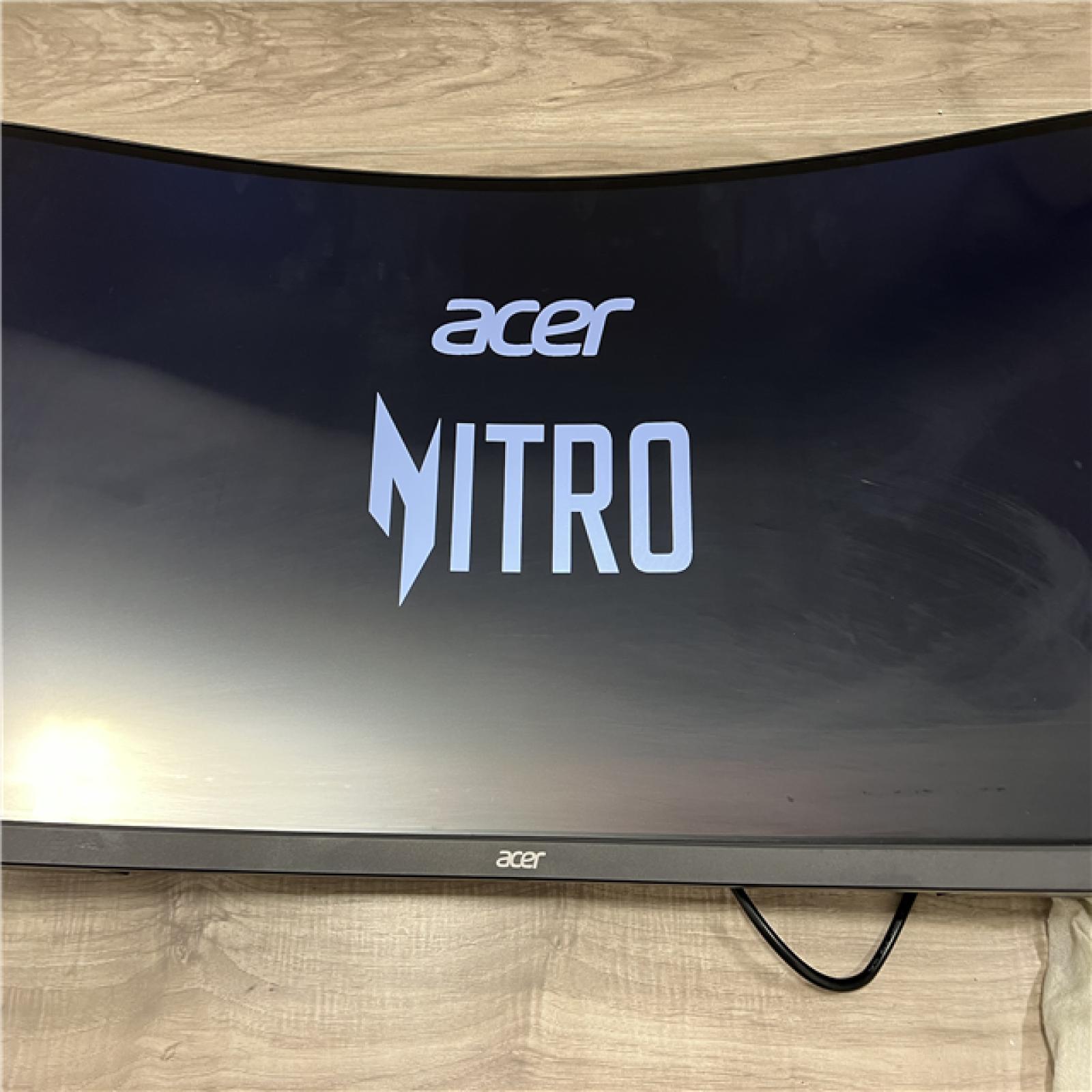 AS-IS Acer - Nitro ED340CUR Gaming 34” 1500R 21:9 Curved QHD 200Hz Gaming Monitor