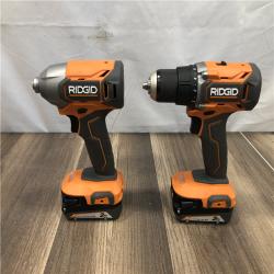 AS-IS RIDGID 18V Cordless 2-Tool Combo Kit with Drill/Driver kit