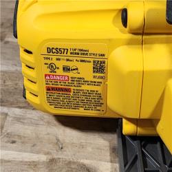 HOUSTON LOCATION - AS-IS DEWALT FLEXVOLT 60V MAX Cordless Brushless 7-1/4 in. Wormdrive Style Circular Saw (Tool Only)