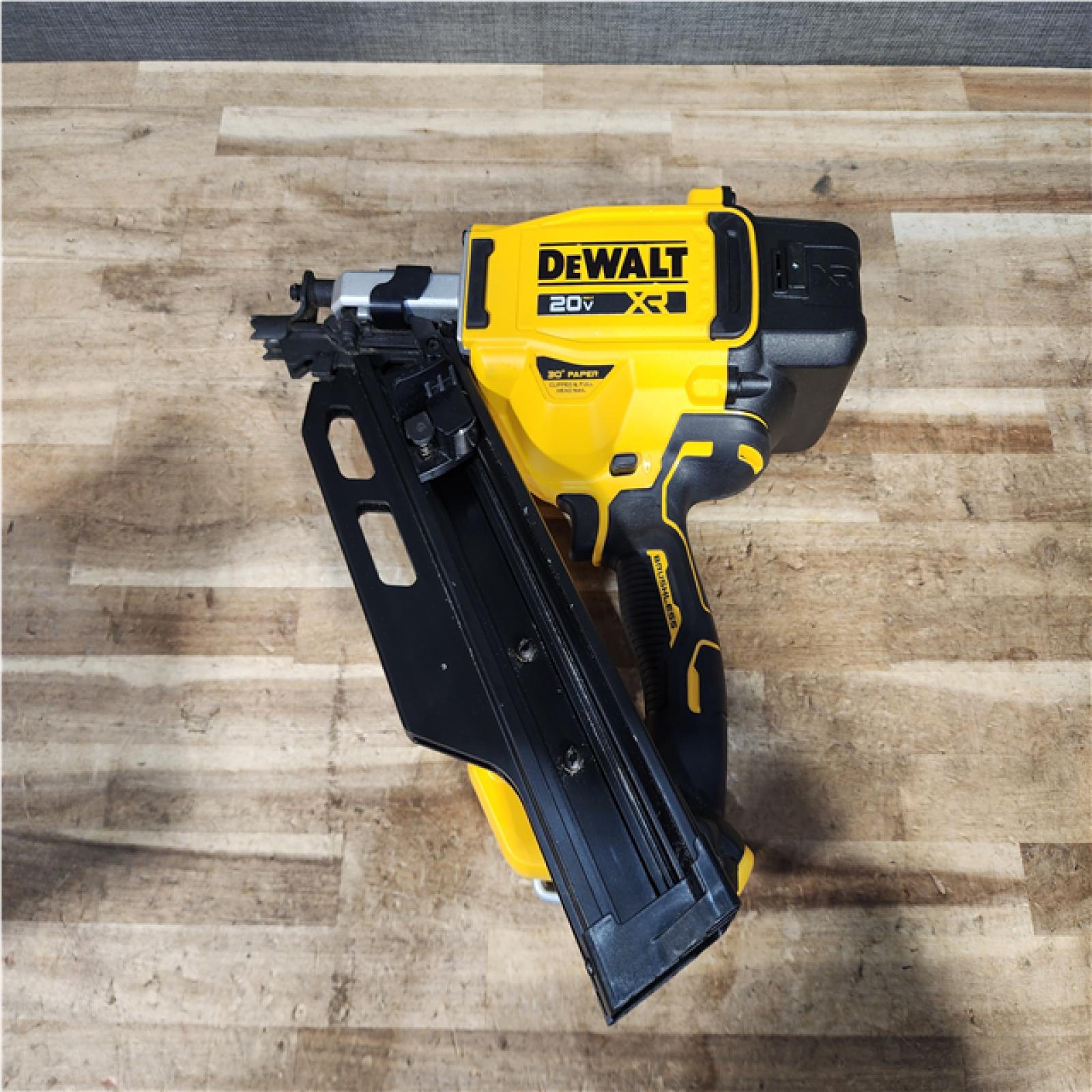 Houston Location AS-IS DEWALT 20V 30 Degree Cordless Framing Nailer (Tool-Only)