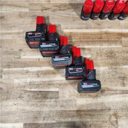 HOUSTON LOCATION - AS-IS MILWAUKEE BATTERY PACK QTY - 10