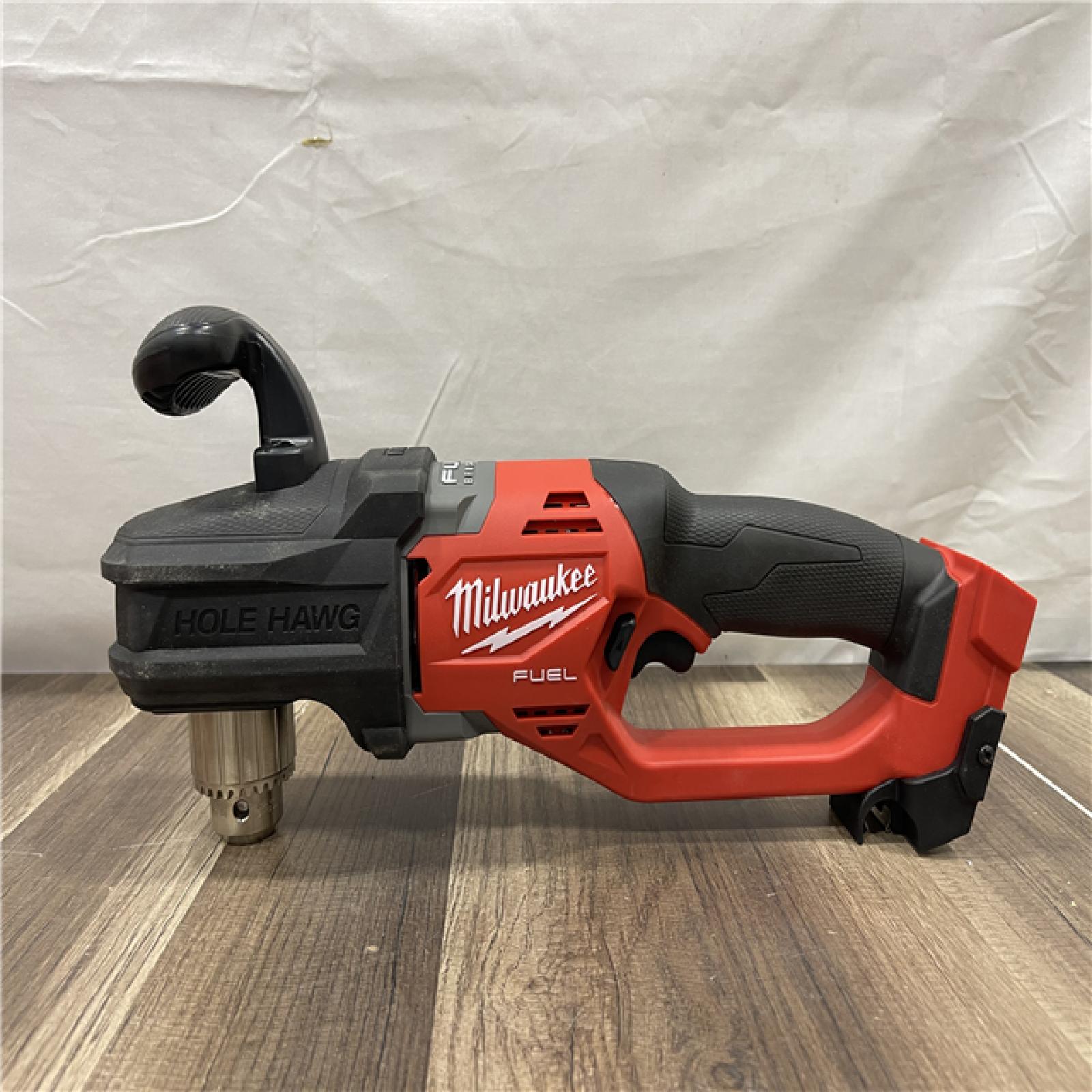 AS-IS Milwaukee M18 FUEL GEN II 18V Lithium-Ion Brushless Cordless 1/2 in. Hole Hawg Right Angle Drill (Tool-Only)