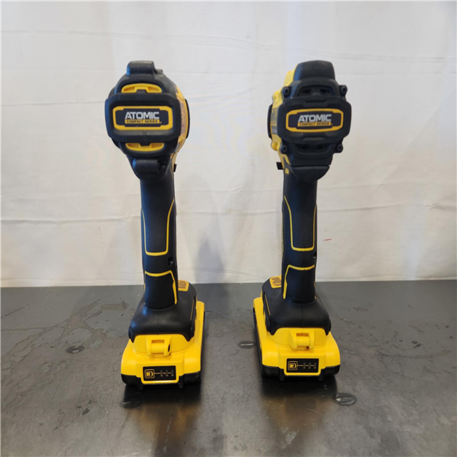 AS-IS- DEWALT ATOMIC 20-Volt MAX Lithium-Ion Cordless Combo Kit