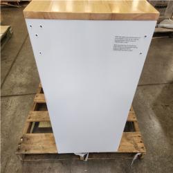 Phoenix LIKE NEW Husky Tool Storage 46 in. W x 18 in. D 9-Drawer Gloss White Mobile Workbench Cabinet