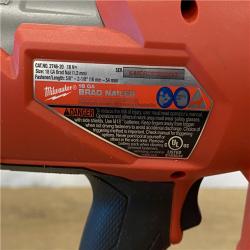 AS-IS Milwaukee FUEL 18-Volt Lithium-Ion Brushless Cordless Gen II 18-Gauge Brad Nailer (Tool-Only)