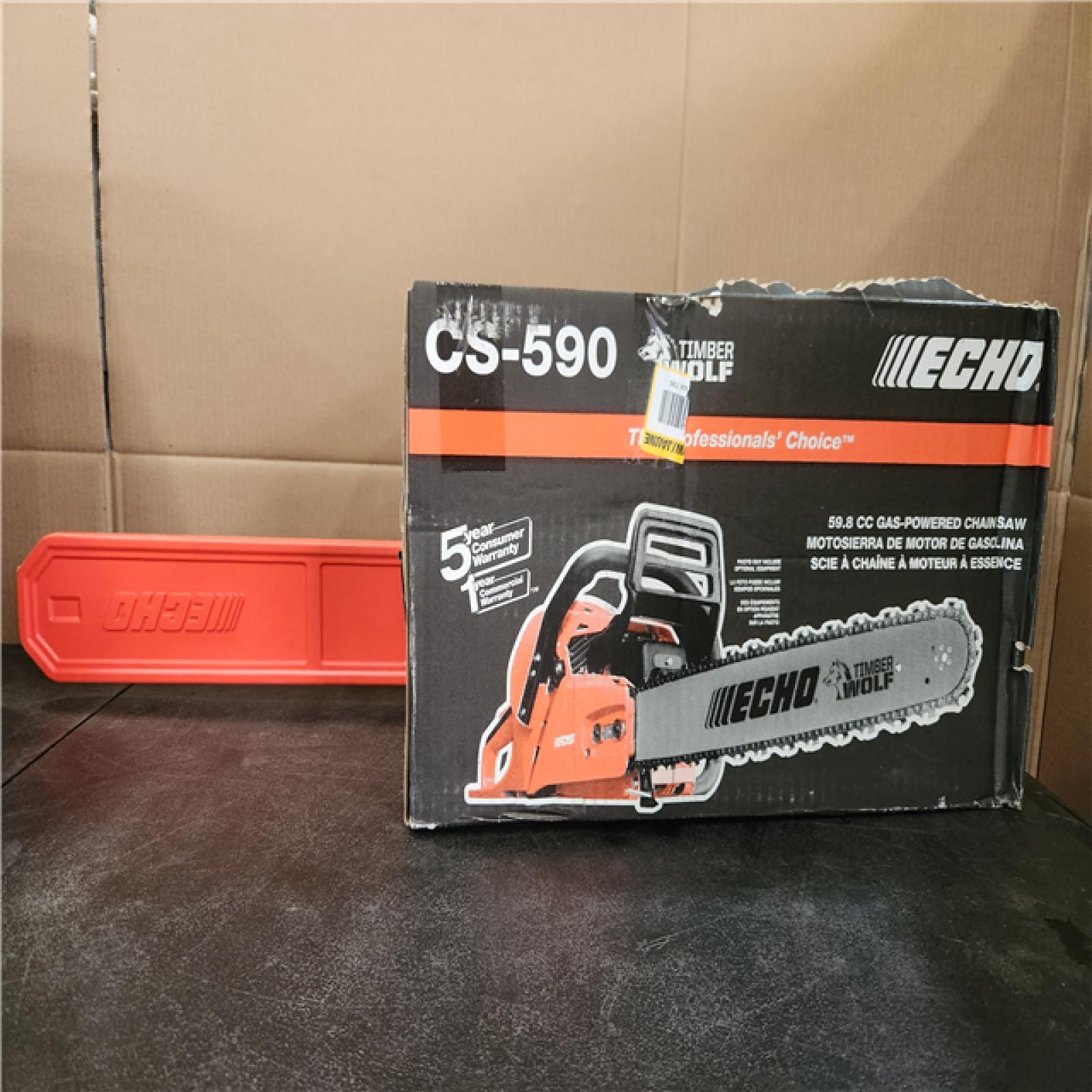 Phoenix NEW ECHO 20 in. 59.8 cc Gas 2-Stroke Rear Handle Timber Wolf Chainsaw