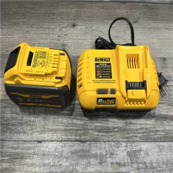 AS-IS DEWALT 20V/60V MAX FLEXVOLT Lithium-Ion 9.0Ah Battery and Charger Starter Kit