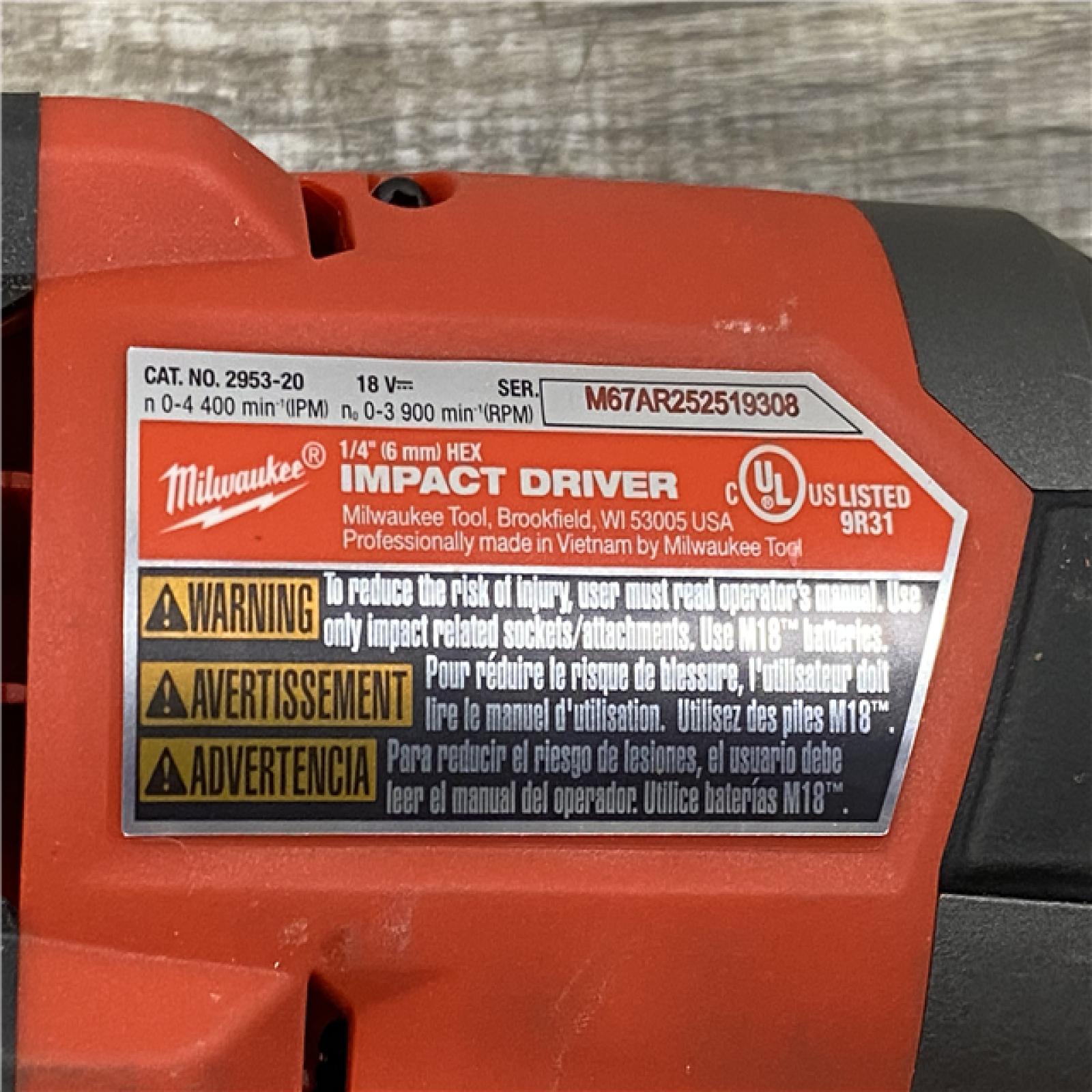 AS-IS Milwaukee FUEL 18V Lithium-Ion Brushless Cordless Hammer Drill and Impact Driver Combo Kit