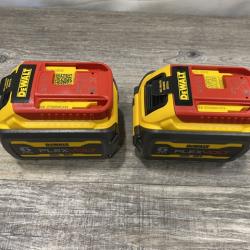 AS-IS DEWALT FLEXVOLT 20V/60V MAX Lithium-Ion 6.0Ah Battery Pack (2 Pack)